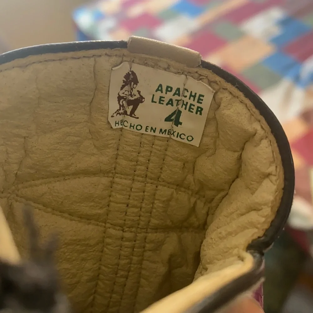 Apache Leather Infant Cowboy Boot